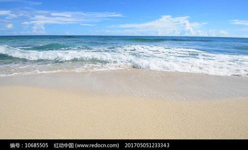 沙滩海浪视频,一场视觉盛宴的瞬间捕捉